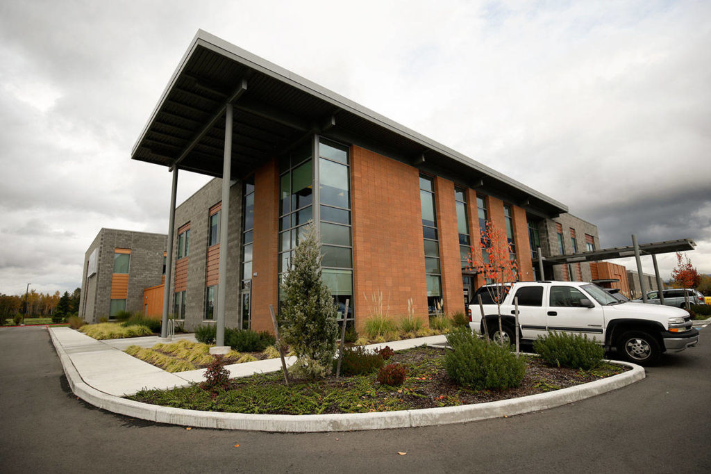 Smokey Point Behavioral Hospital in Marysville is north Snohomish County’s only inpatient mental health and addiction treatment center. (Andy Bronson / The Herald) 

