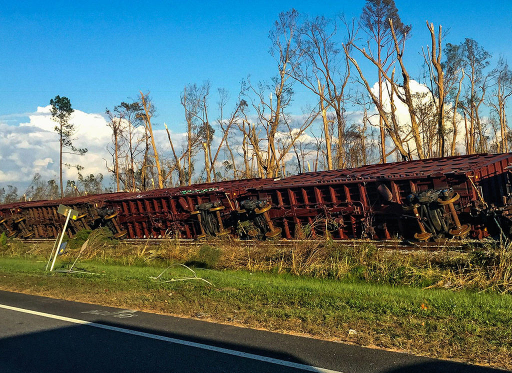 Damage in Panama City, Florida, is widespread in the aftermath of Hurricane Michael, which made landfall there Oct. 10. (Will McMahan)
