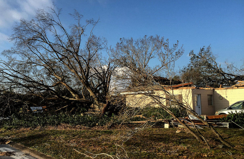 Damage in Panama City, Florida, is widespread in the aftermath of Hurricane Michael, which made landfall there Oct. 10. (Will McMahan)
