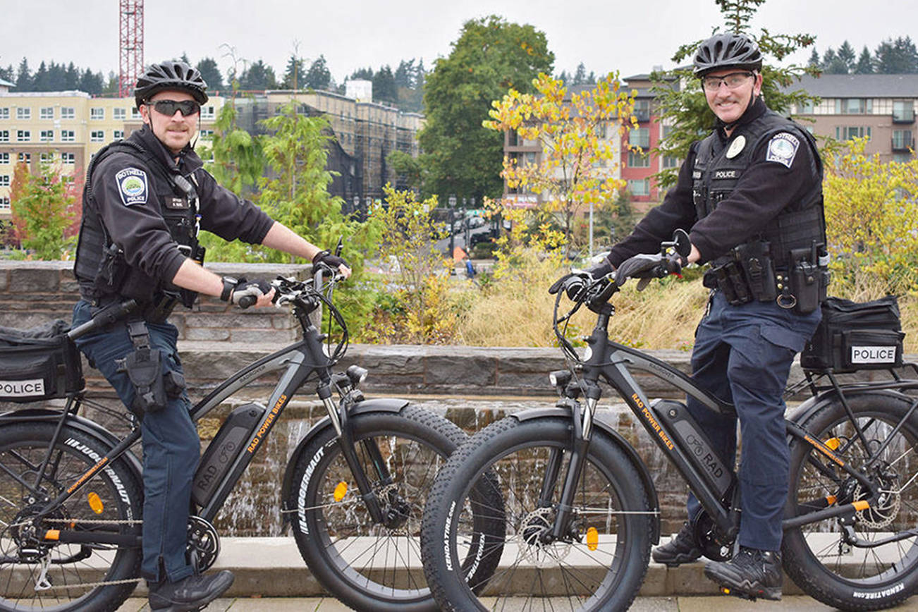 Bothell Police Department blazes the e trail HeraldNet
