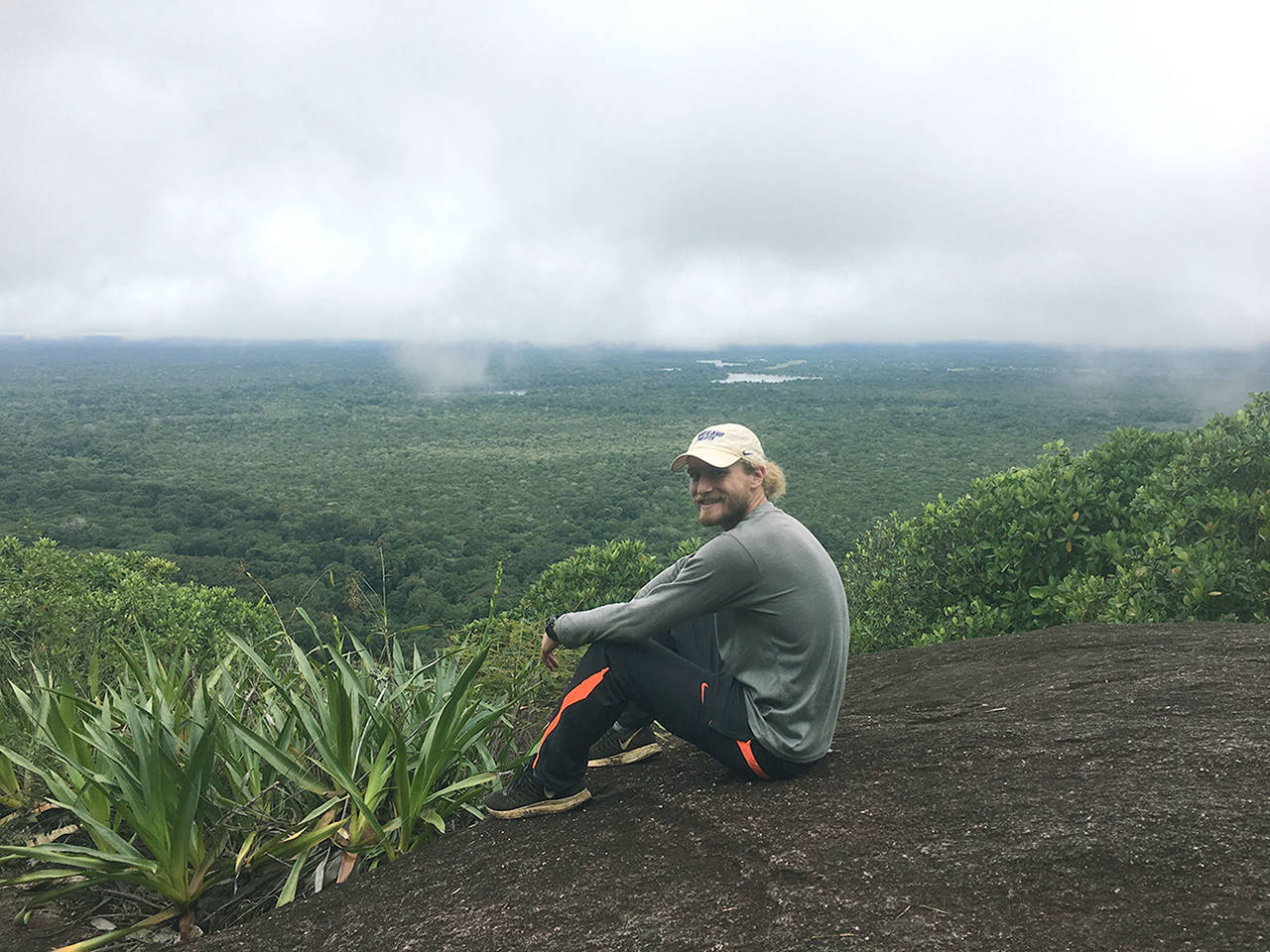 David Gloyd smiles at the top of the Caño Sangre hike in Vaupés, Colombia. (Contributed photo)