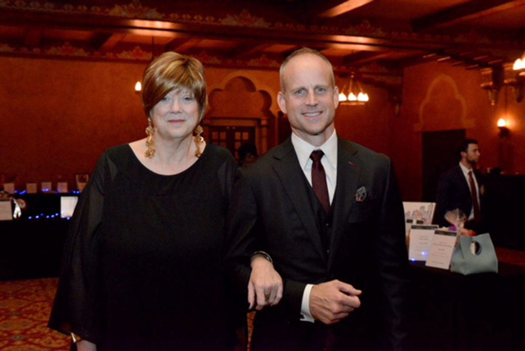 Jeff Collins and Victoria Masters met for the first time, nearly a decade after Collins donate bone marrow to Masters. (Victoria Masters)
