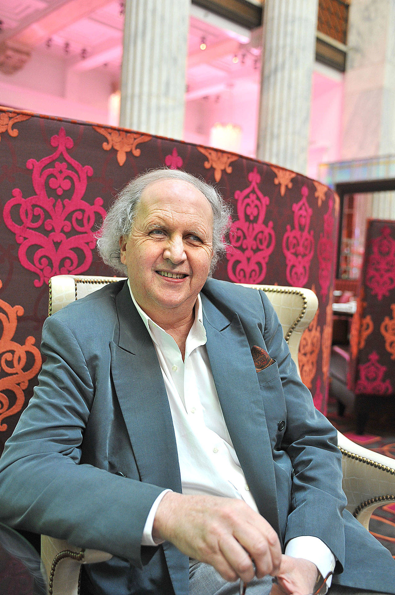 Novelist Alexander McCall Smith’s popularity spiked when his “The No. 1 Ladies’ Detective Club” series was turned into a show on HBO. His 20th novel in the series will be published next year. (Sharon Gekoski-Kimmel/Philadelphia Inquirer)