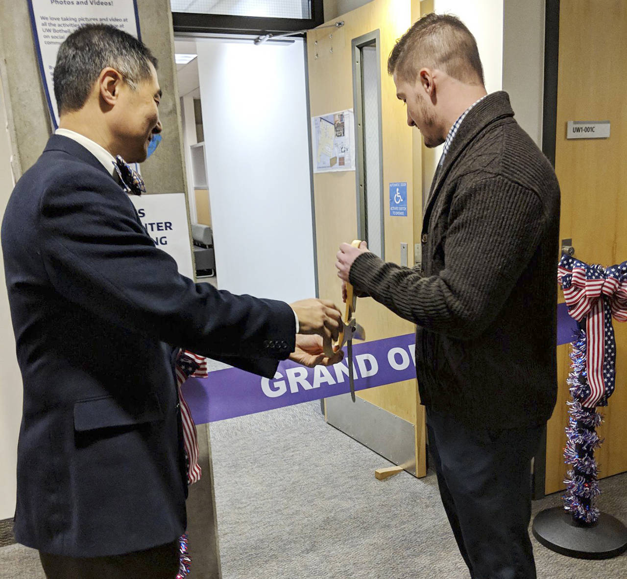 The University of Washington Bothell’s Veterans Resource Center opened Nov. 8. (UW Bothell Veterans)