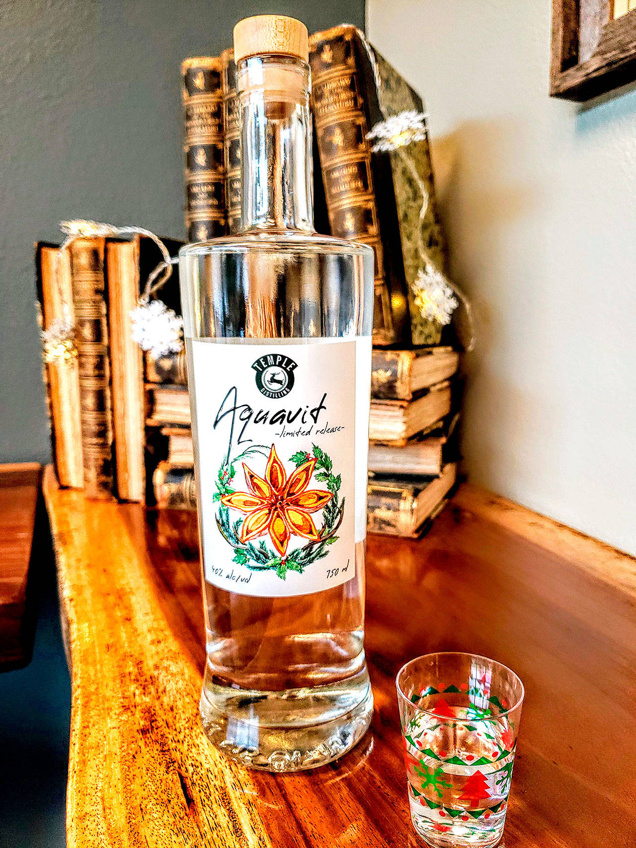 Temple Distilling will be pouring its new aquavit, a traditional Scandinavian spirit, at its anniversary and release party. (AJ Temple)