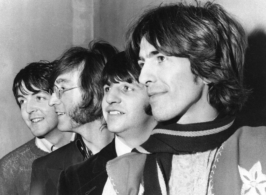 This Feb. 28, 1968 photo shows The Beatles, from left, Paul McCartney, John Lennon, Ringo Starr and George Harrison. (AP Photo, File)
