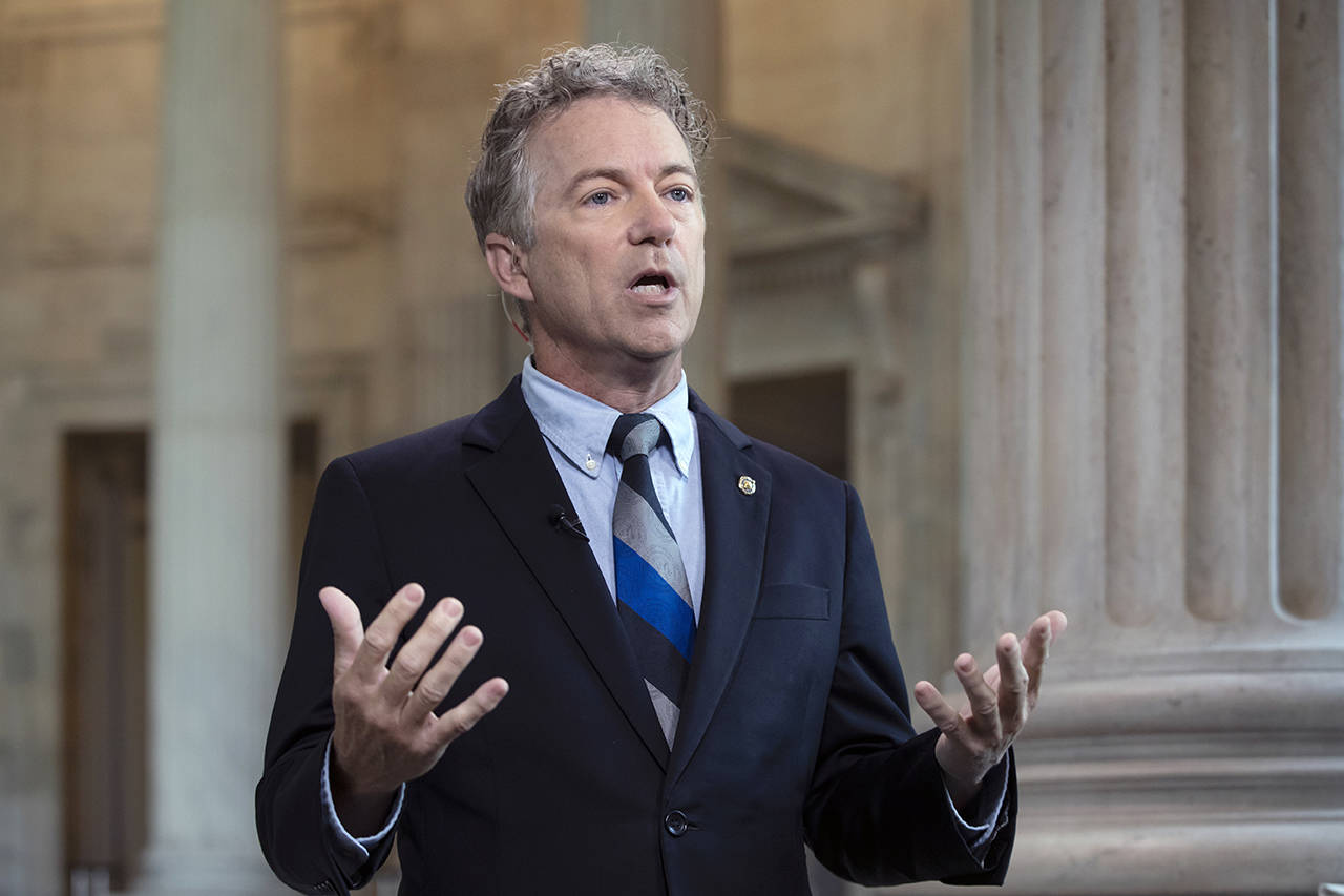 Lawmakers rejected a call by Republican Sen. Rand Paul to send a message that the U.S. is “done with the war in Yemen.” (AP Photo/J. Scott Applewhite, file)