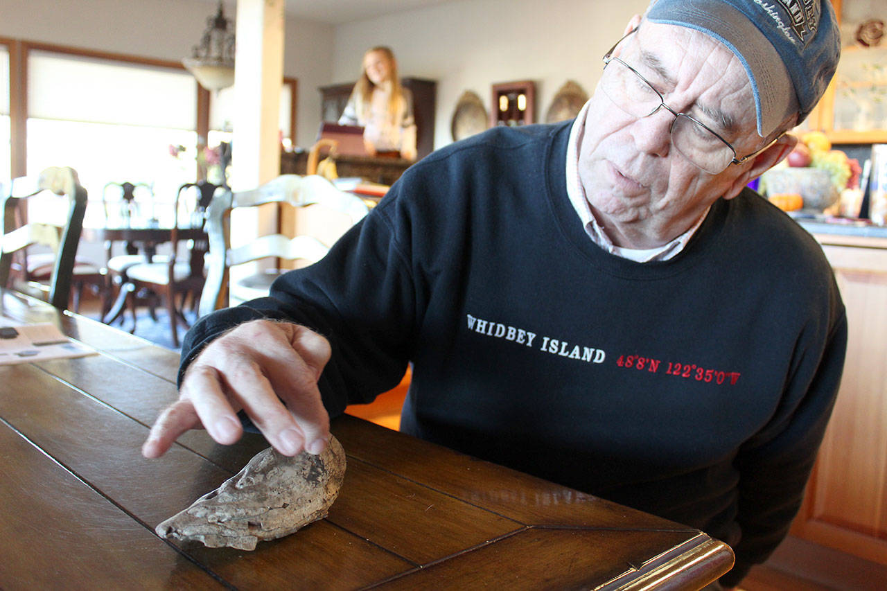 Puppy digs up woolly piece of Whidbey history