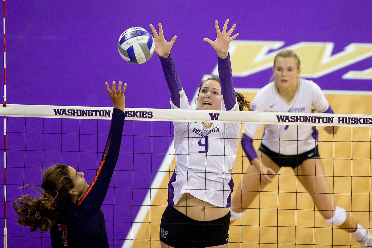 UW volleyball standout happy to be home