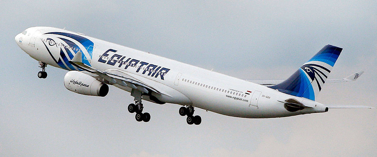 A current-model Airbus A330-300, taking off from Charles de Gaulle Airport outside Paris. (AP Photo/Christophe Ena, File)