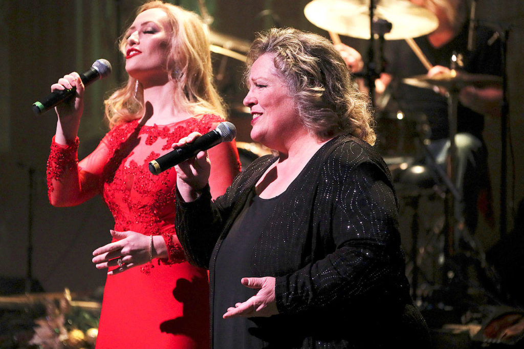 Vocalists Pamela Cassella and Veronica Nim Olson, a mother-and-daughter duo, will perform at the Celtic Christmas Celebration performances. (Eric Salas)
