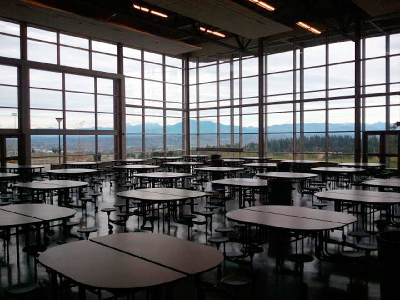 Glacier Peak High School lunchroom (Rikki King / Herald file)