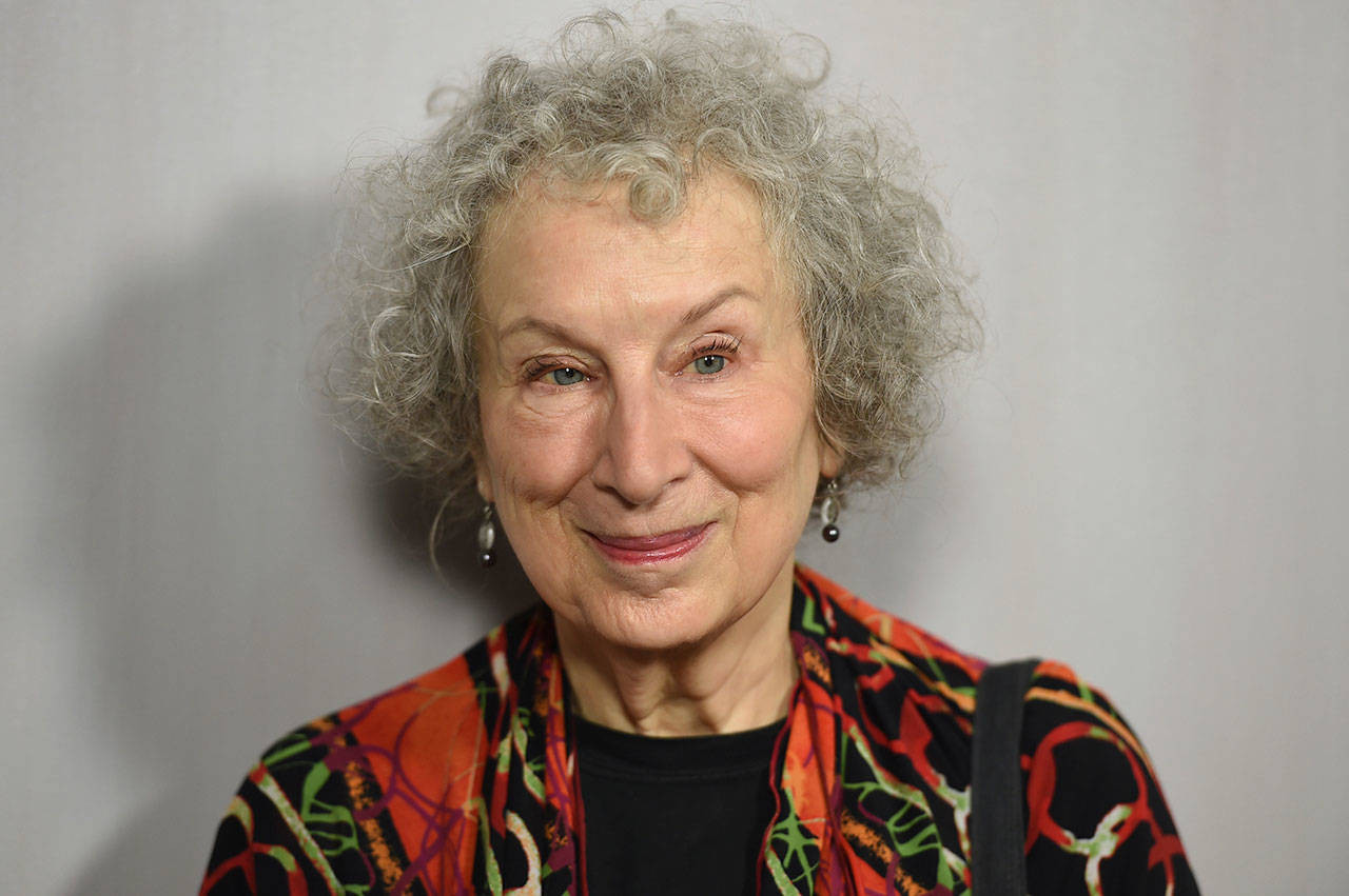“The Testament,” Margaret Atwood’s sequel to “The Handmaid’s Tale,” will publish on Sept. 10. (Photo by Sthanlee B. Mirador/Sipa USA)                                FILE - In this Oct. 14, 2018 file photo, Margaret Atwood arrives at the 16th Annual Hammer Museum Gala in the Garden in Los Angeles. Atwood is writing a sequel to her million-selling “The Handmaid’s Tale.” “The Testaments” will be published next September by Nan A. Talese/Doubleday, the publisher announced Wednesday, Nov. 28, 2018. (Photo by Jordan Strauss/Invision/AP, File)