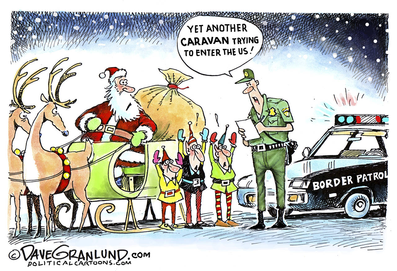 Editorial cartoons for Saturday, Dec. 1
