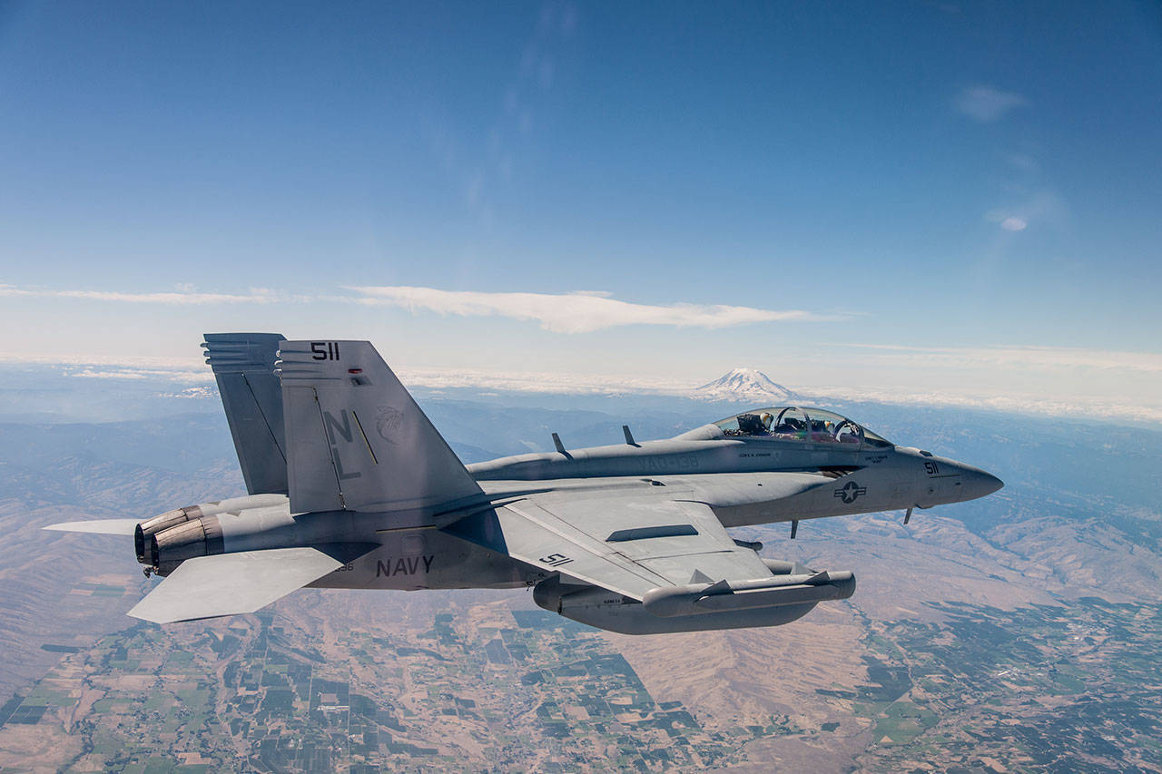 EA-18G Growler from NAS Whidbey Island. (U.S. Navy