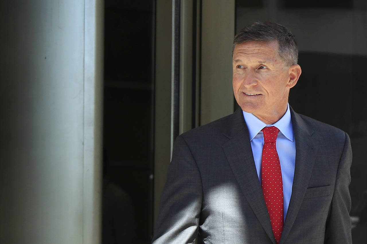 Former Trump national security adviser Michael Flynn, seen here on July 10, has largely remained out of the public eye. He has instead spent considerable time with his family and worked to position himself for a post-conviction career. (AP Photo/Manuel Balce Ceneta, file)