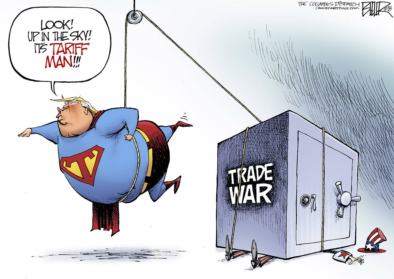 Editorial cartoons for Friday, Dec. 7