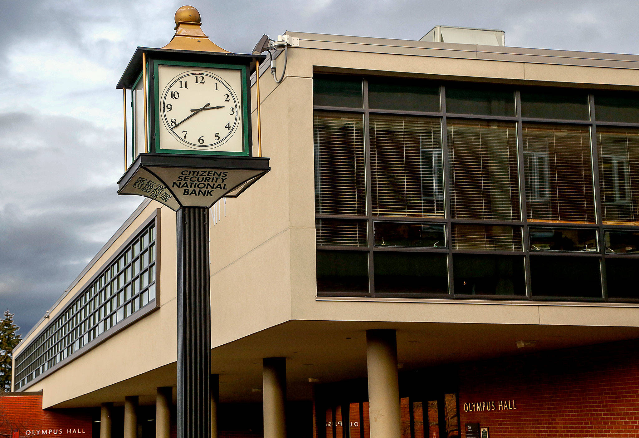 Olympus Hall at Everett Community College Is a textbook example of the International Style on several levels including its lack of ornamentation. (Dan Bates / The Herald)