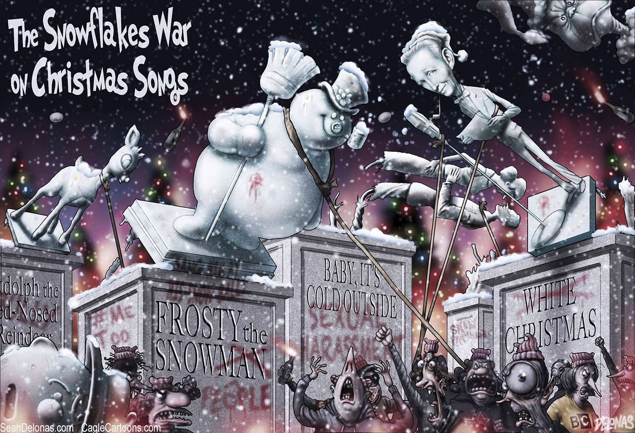 Editorial cartoons for Wednesday, Dec. 12