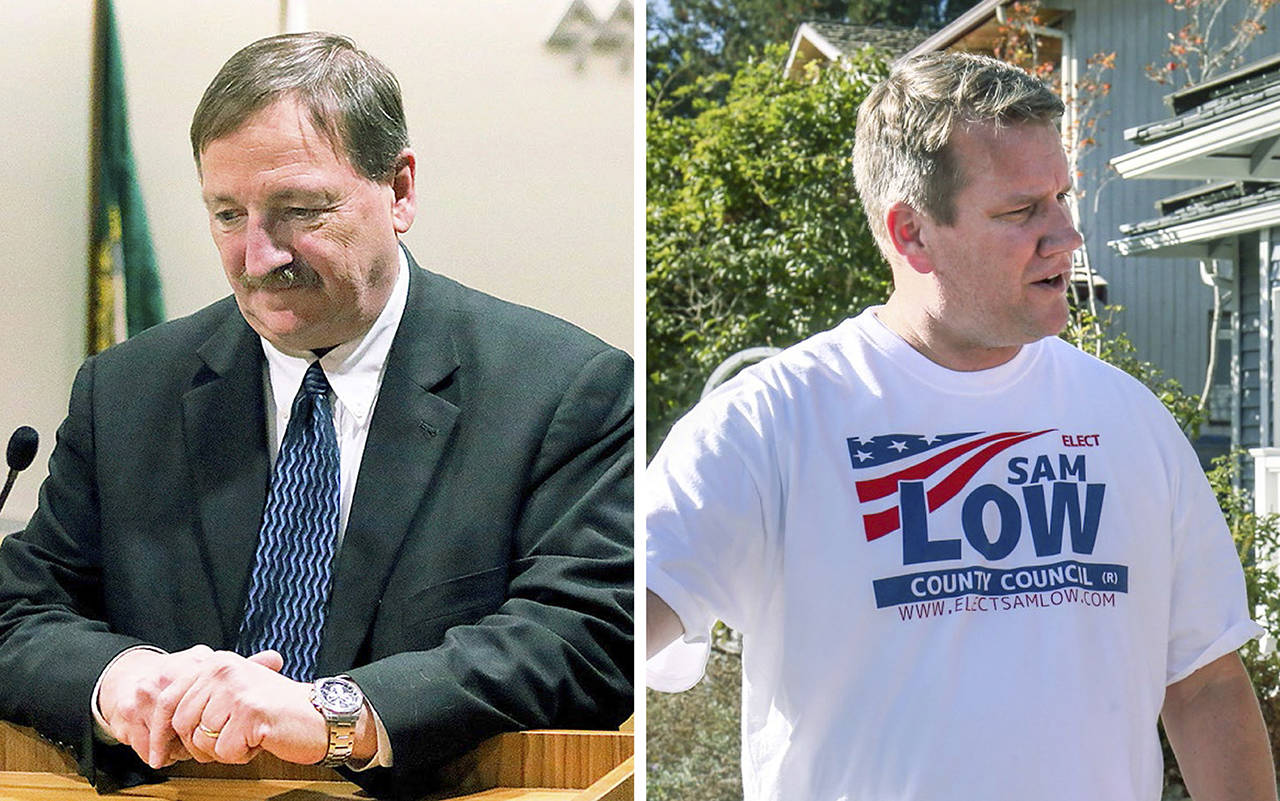 Snohomish County Executive Dave Somers (left) and Councilman Sam Low.