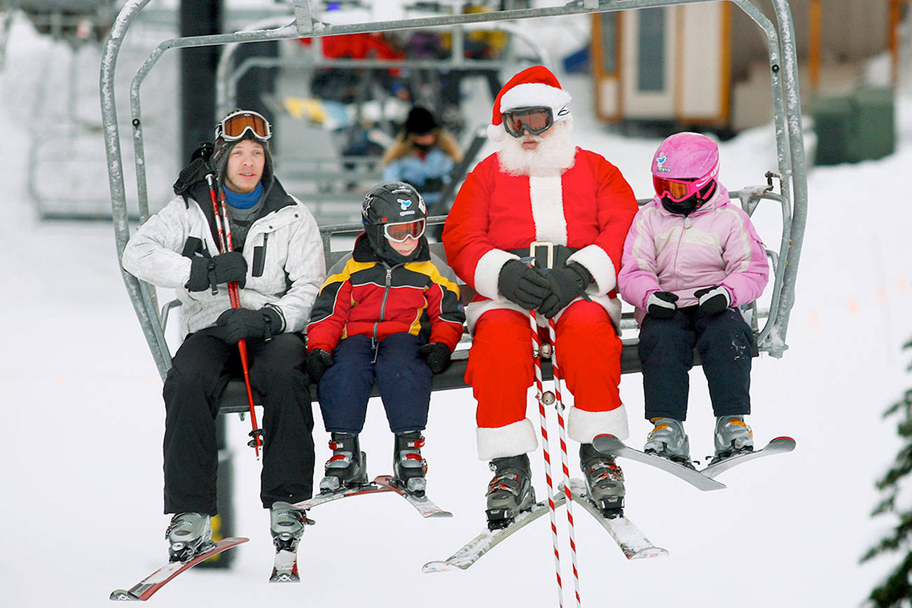 Santa’s skiing tradition at Stevens Pass has ended