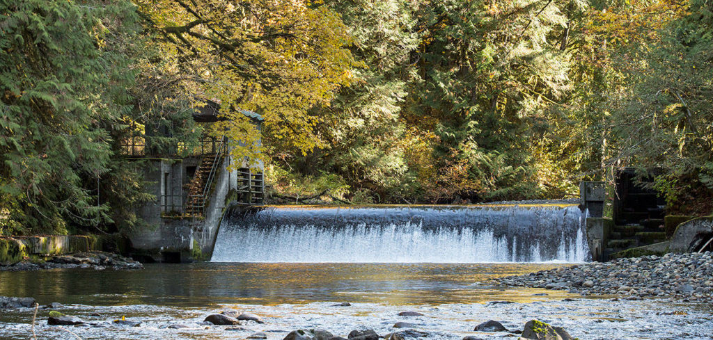 A joint project by the Tulalip Tribes and the city of Snohomish intends to remove the Pilchuck River Dam by fall 2020. (Andy Bronson / Herald file)
