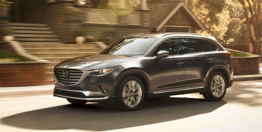 The 2019 Mazda CX-9 has a turbocharged four-cylinder engine producing 227 horsepower and 310 pound-feet of torque. (Manufacturer photo)
