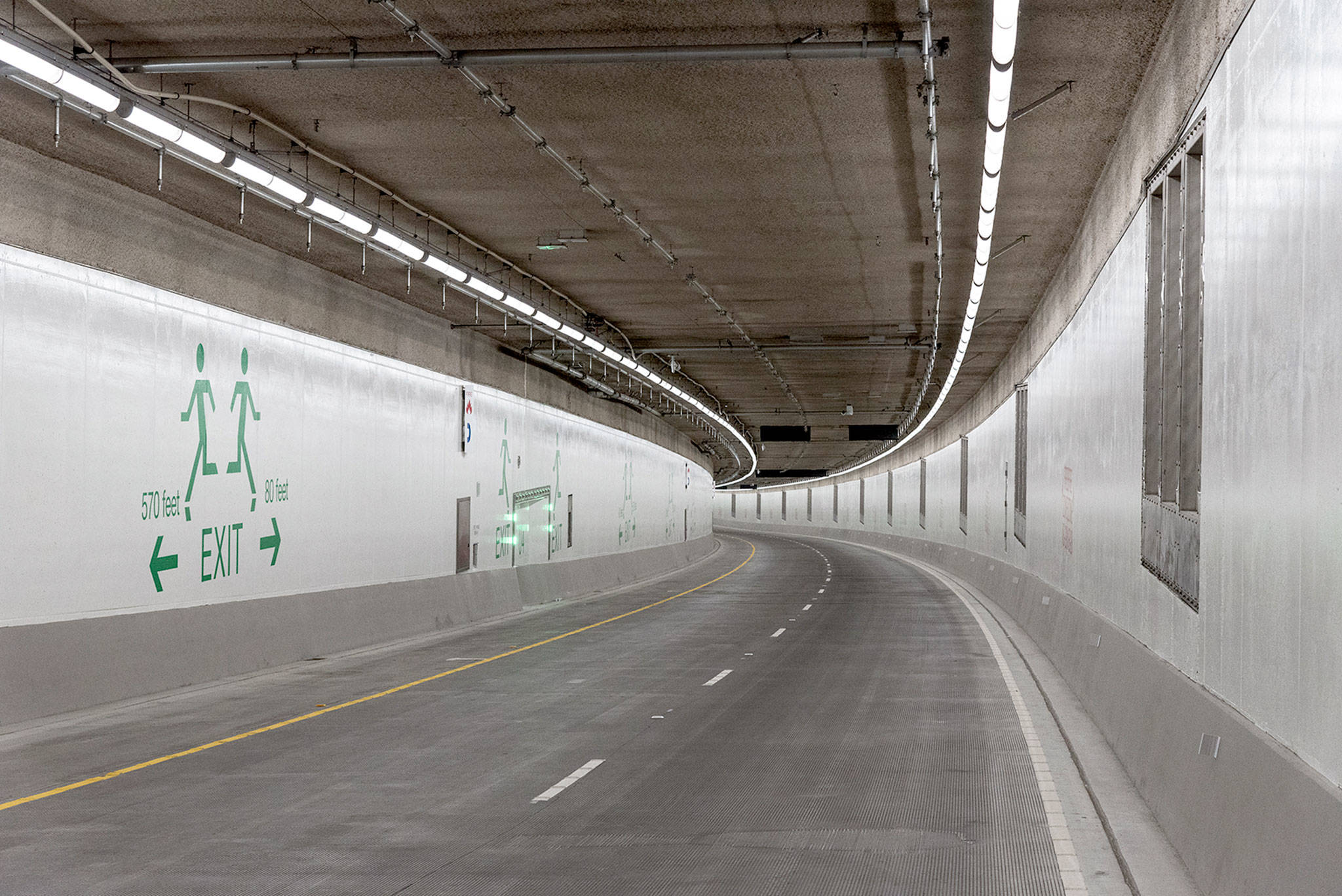 The new Highway 99 tunnel under downtown Seattle, which will not open until three weeks after the closure of the Alaskan Way Viaduct. (Washington State Department of Transportation)