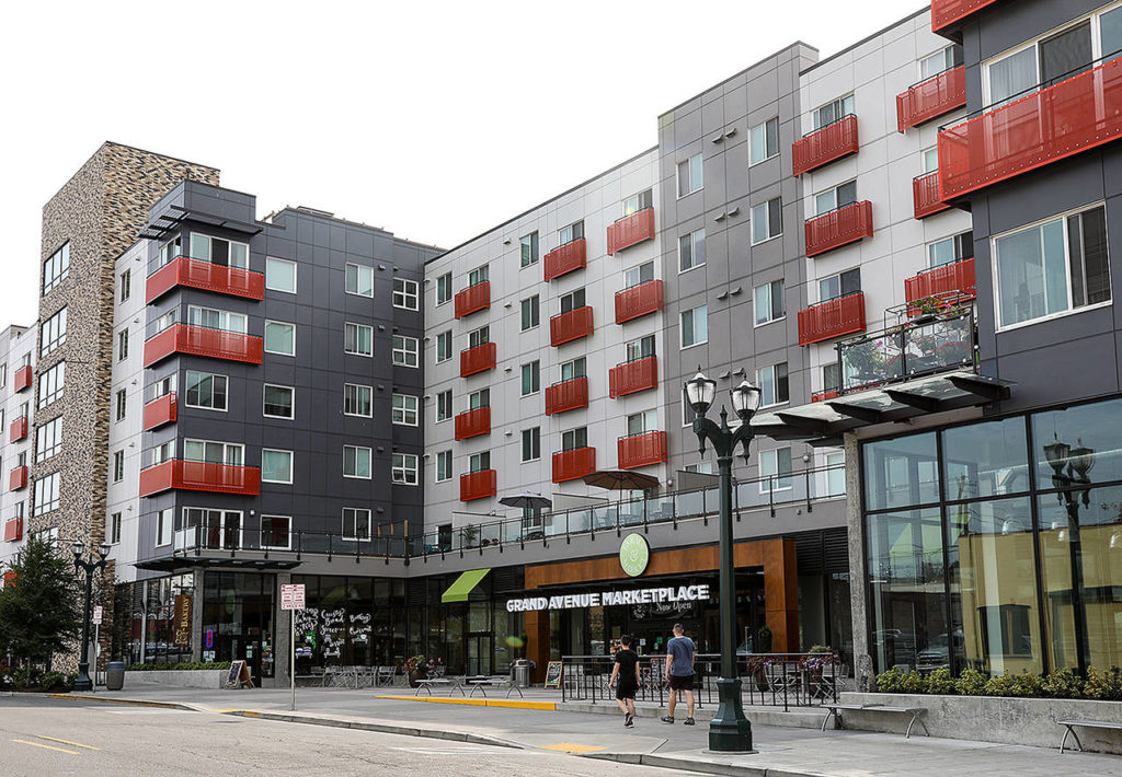 With the passage of the Metro Everett plan, the city is planning for a taller and denser future. (Lizz Giordano / Herald file)
