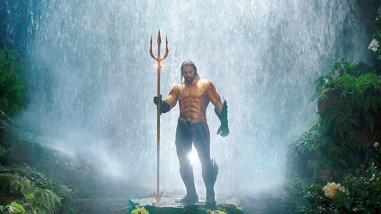 Jason Momoa stars as Aquaman, a half-Atlantean, half-human who is reluctant to be king of the undersea nation of Atlantis. (Warner Bros. Pictures-DC Comics)
