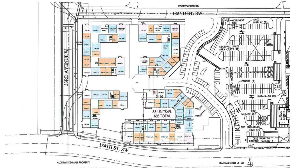 Lynnwood Place site plan (Rutledge Maul Architects)
