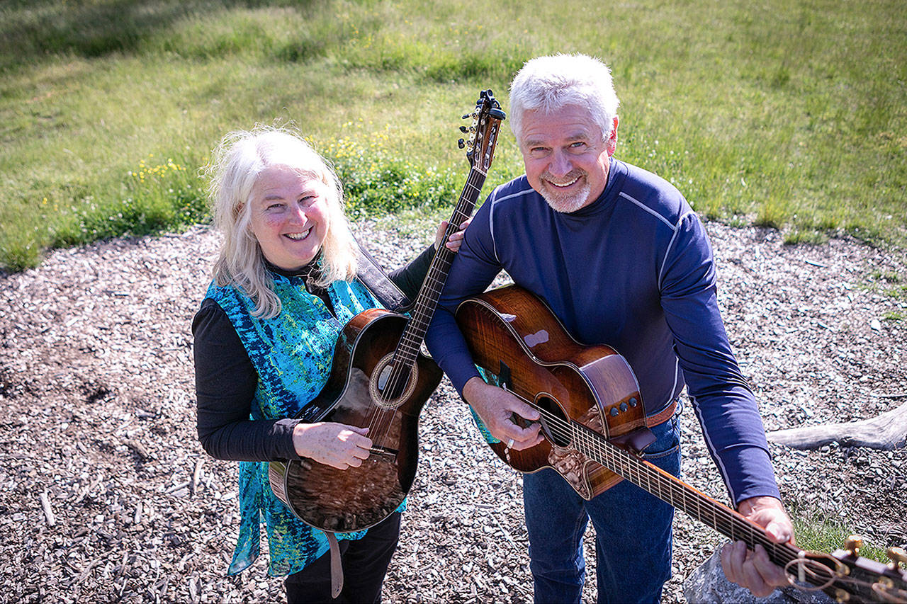 Windfall’s Char and Tim Seawell, a married couple from Bothell, are playing a benefit concert Dec. 29 at Cafe Zippy in Everett. (Tiffany Brooks)