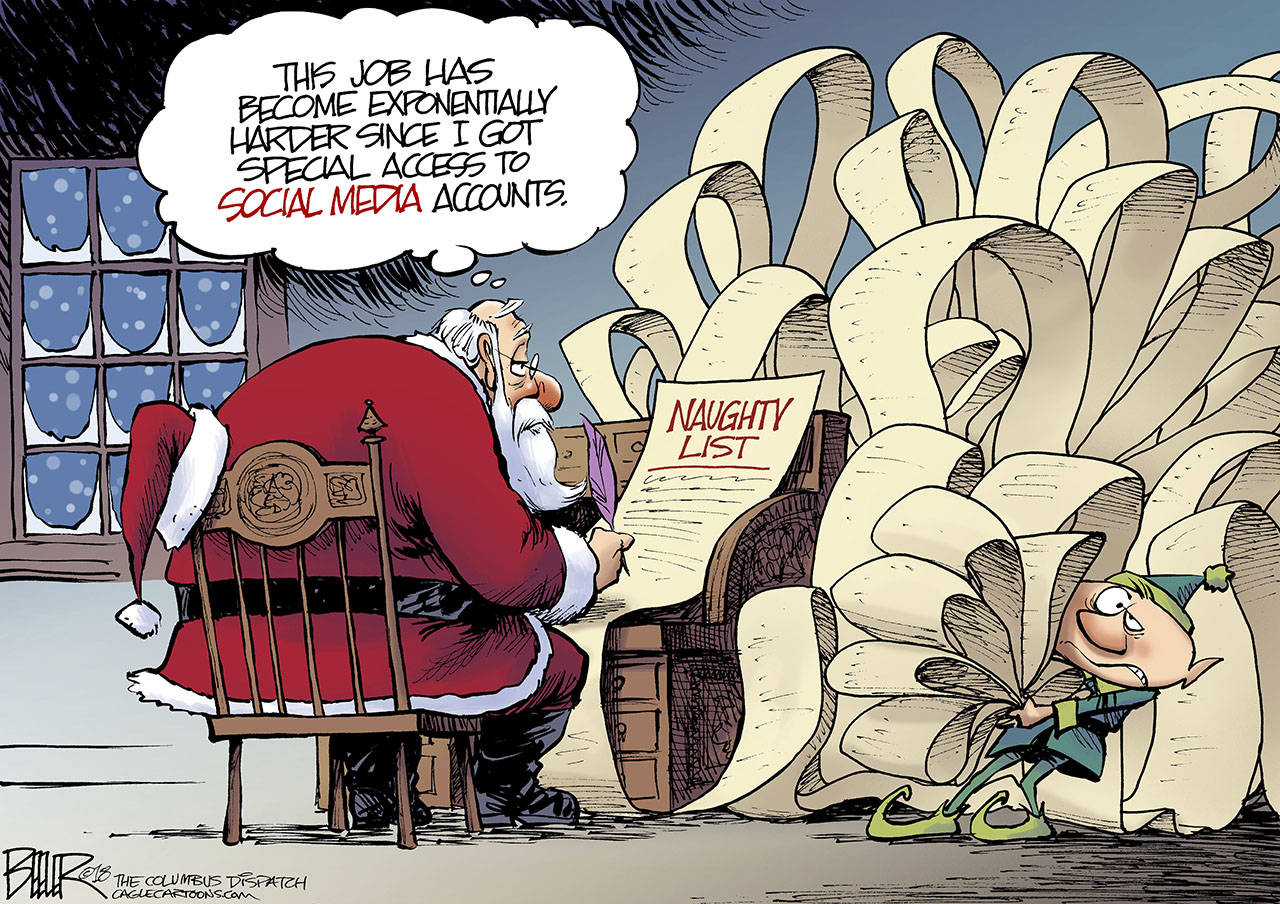 Editorial cartoons for Saturday, Dec. 22