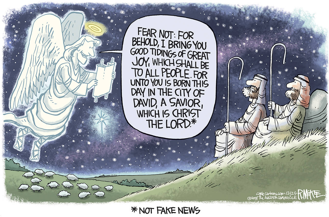 Editorial cartoons for Tuesday, Dec. 25, Christmas Day