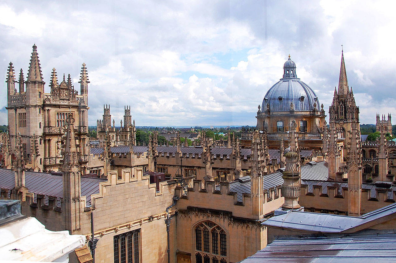 Oxford’s skyline is peppered with spires and domes from its venerable colleges. (Rick Steves’ Europe)