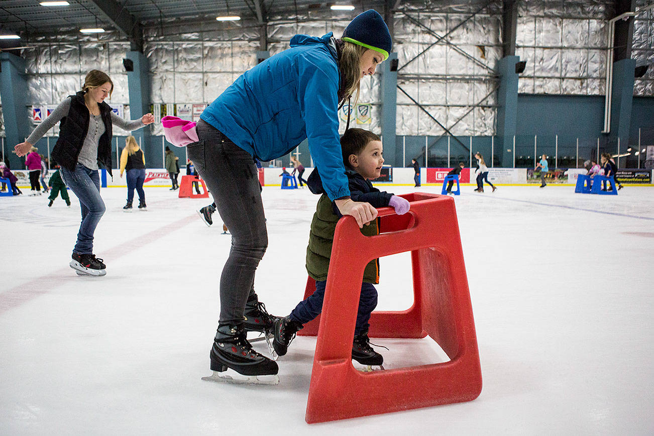 Need a fun thing to do with the kids on break? Go ice skating