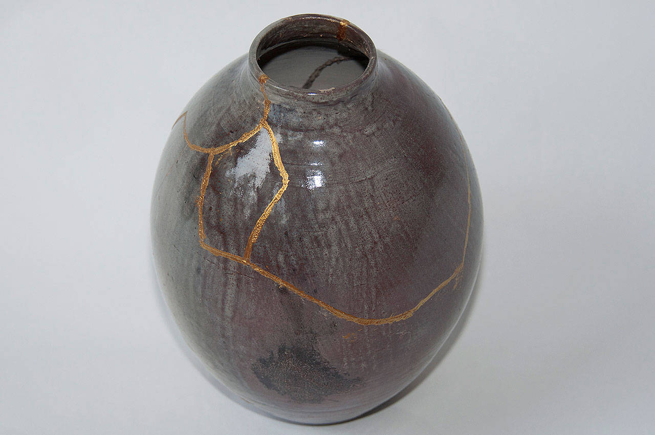 Skip Schwartz’s pottery is displayed in an exhibit called “In With the New” at Gallery North in Edmonds.