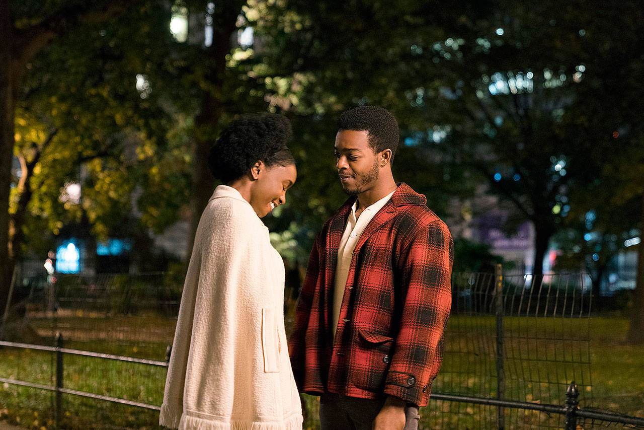 KiKi Layne and Stephan James play lovers in “If Beale Street Could Talk.” (Annapurna Pictures)