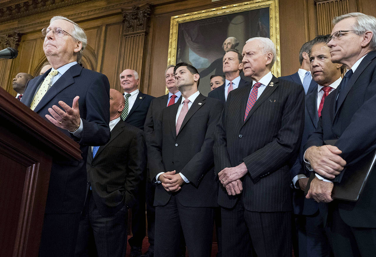 The 115th Congress, Republican members of which are pictured here, was one of the oldest in history. (Melina Mara/Washington Post)