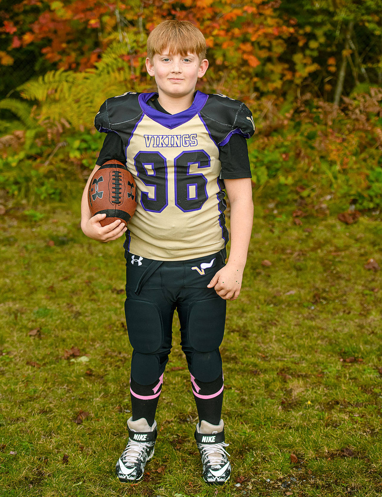 Tyeson Kane, 11, played youth football in Lake Stevens. He died on New Years Day from injuries in a sledding accident in Pateros. (Photo courtesy of Heidi Lawson)