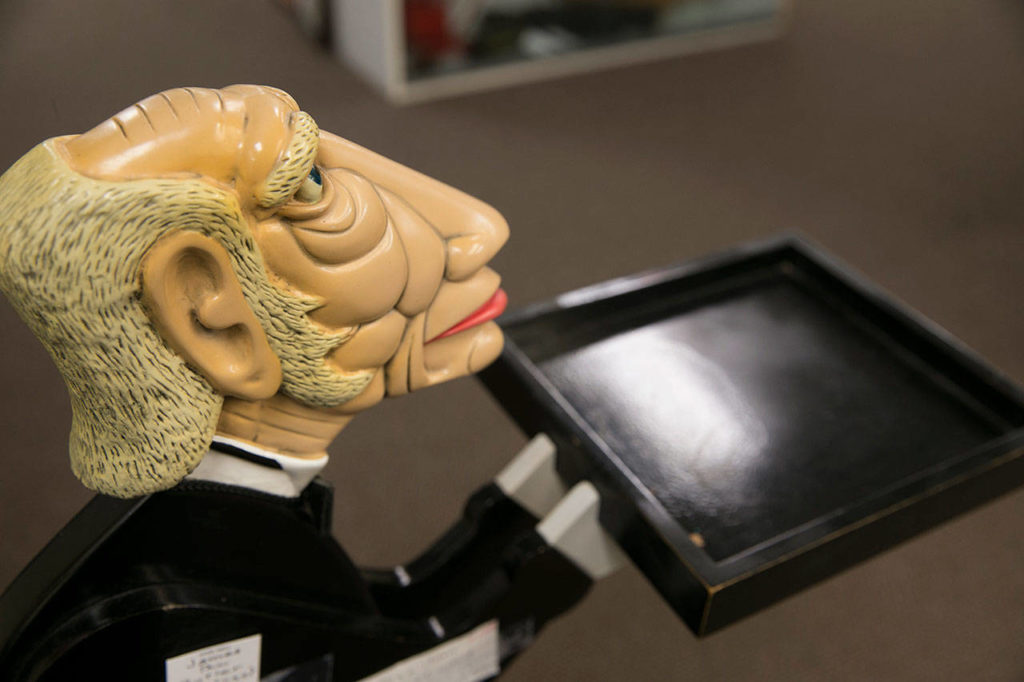 Antiques and curios at Star Center Antique Mall in Snohomish. (Kevin Clark / The Herald)
