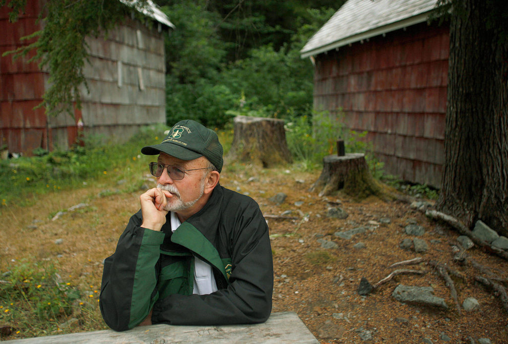 Darrington District Ranger Peter Forbes pauses during a lunch break at the Monte Cristo townsite on Aug. 28, 2012. He is retiring from the U.S. Forest Service after 40 years. (Mark Mulligan / Herald file)
