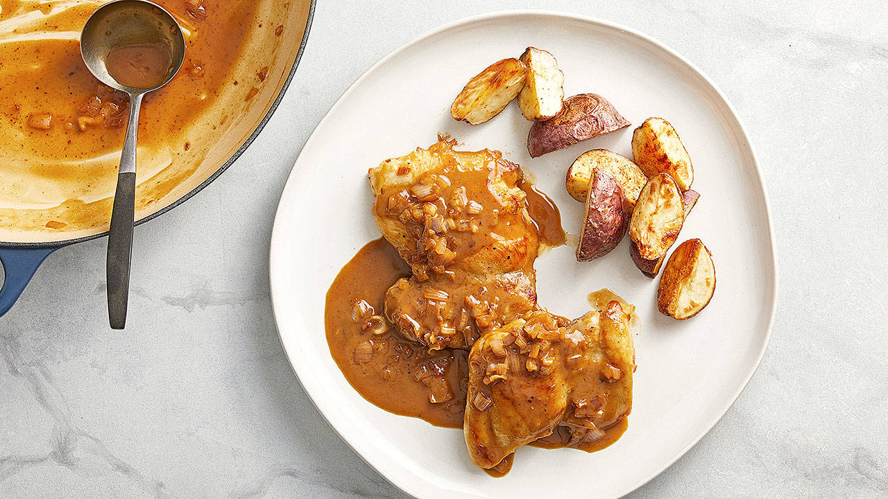 You can turn dinner into something special with pan sauces. (Photo for The Washington Post by Tom McCorkle)