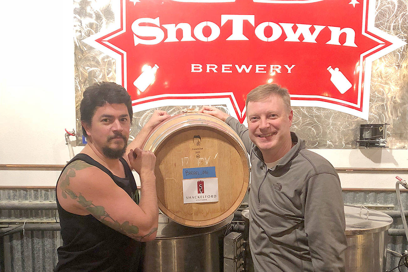 Snohomish brewer ages ales in whiskey and oak wine barrels