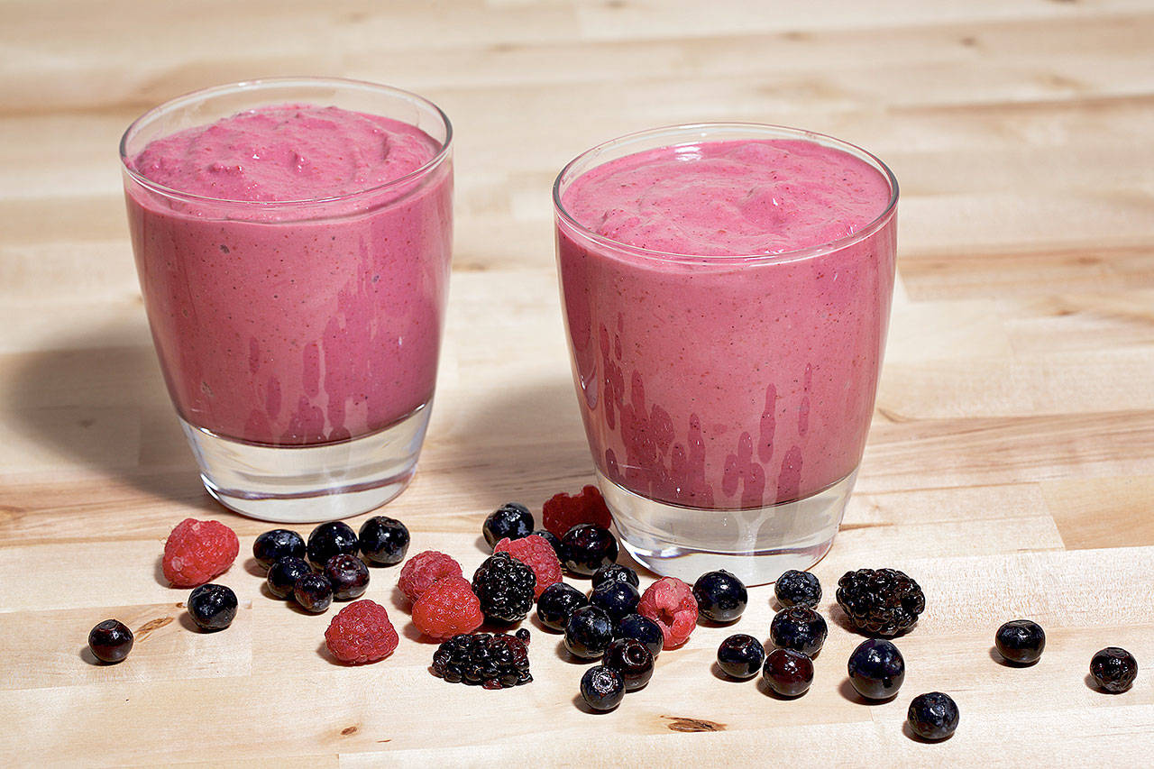 Frozen fruit will give your smoothie a frothy thickness. (Photo by Deb Lindsey For The Washington Post)