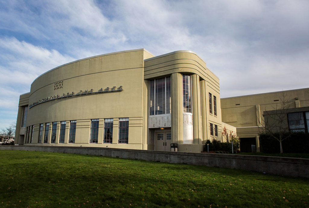 The Edmonds Center for the Arts is a landmark in the new Creative District of Edmonds. (Olivia Vanni / The Herald)
