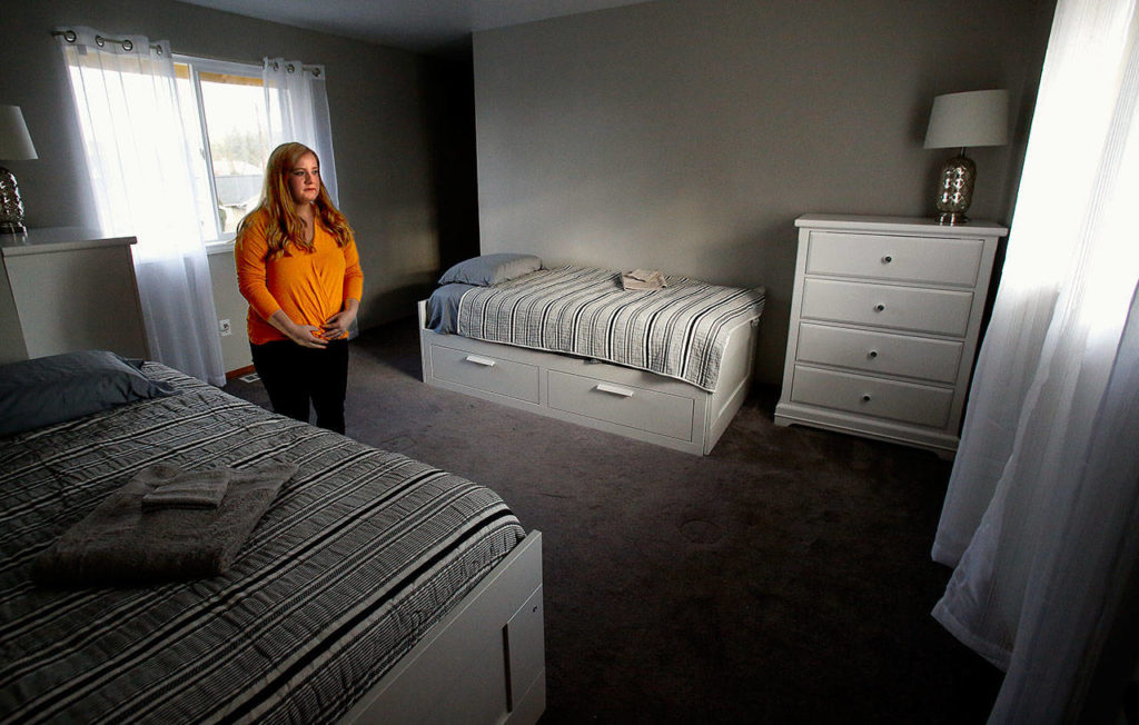 Lizzy Stima is involved with Dorothy’s House in Monroe. Named in honor of Lizzy’s grandmother Dorothy Stima, the three-bedroom house will house pregnant women who are experiencing homelessness. (Dan Bates / The Herald)
