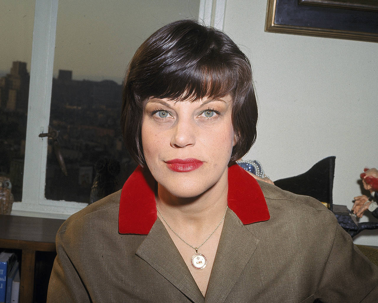 In this 1966 photo, actress Kaye Ballard poses in her home in New York. Marguerite Gordon, a friend of Ballard says the actress of the TV series “The Mothers-in-Law,” died Jan. 21 at her home in Rancho Mirage, California. (AP Photo, File)