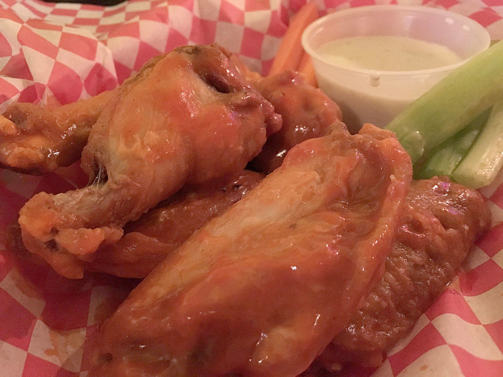 Buffalo wings have a pleasant balance between being rich and spicy at That Chicken Place in Everett. (Ben Watanabe / The Herald)
