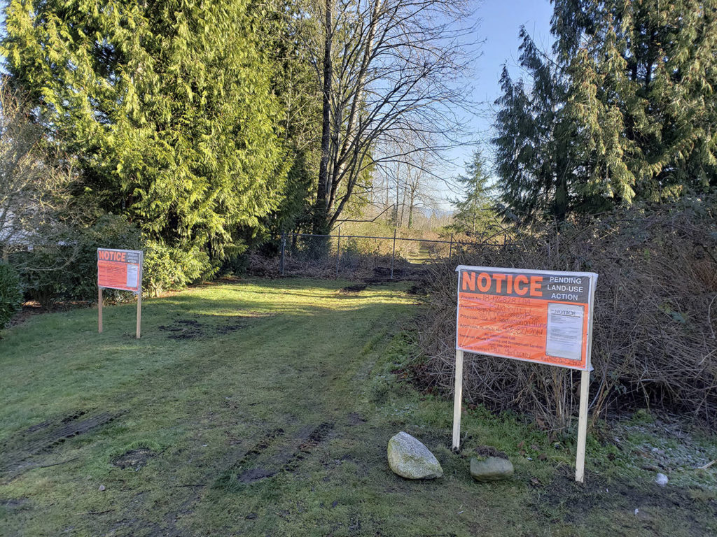A developer trying to build a 97-home subdivision next to the dormant Go-East landfill has applied for grading and logging permits to start the formal process of closing the landfill. (Noah Haglund / The Herald)

